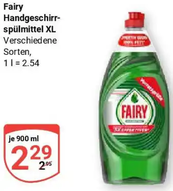 Globus Fairy Handgeschirrspülmittel XL Angebot