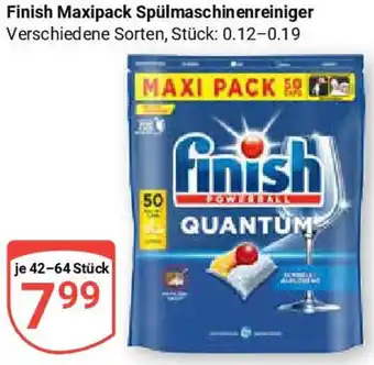 Globus Finish Maxipack Spülmaschinenreiniger Angebot