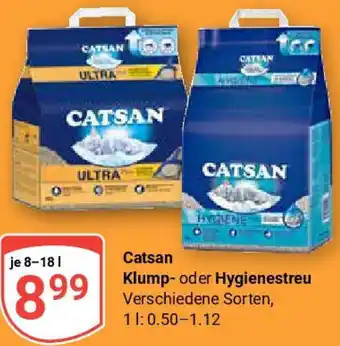 Globus Catsan Klump- oder Hygienestreu Angebot
