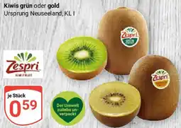 Globus Zespri Kiwis grün oder gold Angebot