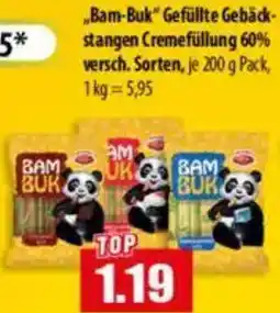Mix Markt Bam-Buk Gefüllte Gebäckstangen Angebot