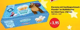 Mix Markt Eiscreme mit Vanillegeschmack Plombir Angebot