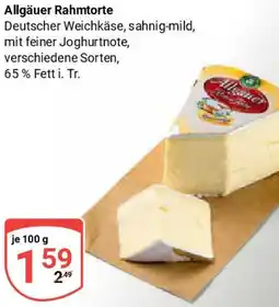Globus Allgäuer Rahmtorte Angebot