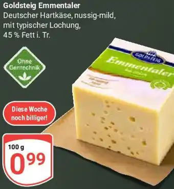 Globus Goldsteig Emmentaler Angebot