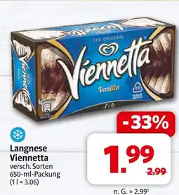 Markant Langnese viennetta Angebot
