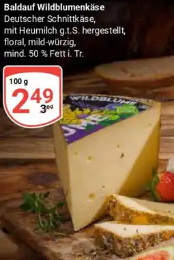 Globus Baldauf Wildblumenkäse Angebot