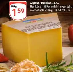 Globus Allgäuer Bergkäse g. U. Angebot