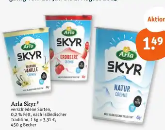 tegut Arla skyr bourbon vanille cremig Angebot