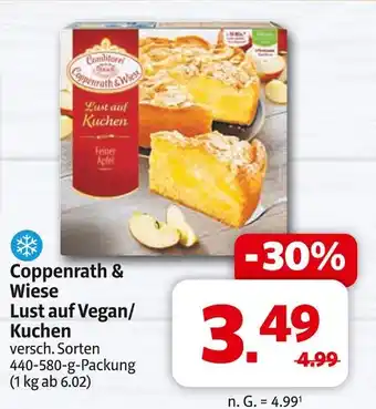 Markant Coppenrath & wiese lust auf vegan/kuchen Angebot