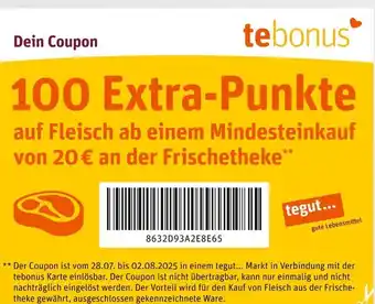 tegut Tegut fleisch Angebot