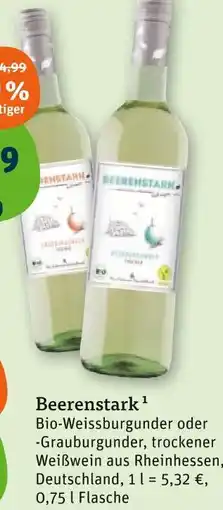 tegut Beerenstark bio-weissburgunder Angebot