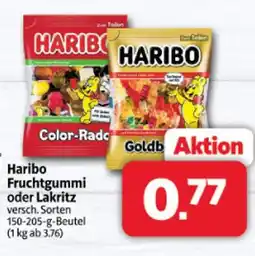 Markant Haribo fruchtgummi oder lakritz Angebot