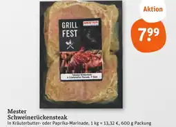 tegut Mester schweinerückensteak Angebot