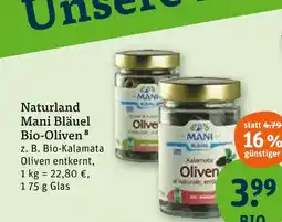 tegut Mani bläuel bio-kalamata oliven entkernt Angebot