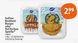 tegut Sofine brokkoli burger Angebot