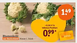 tegut Blumenkohl Angebot