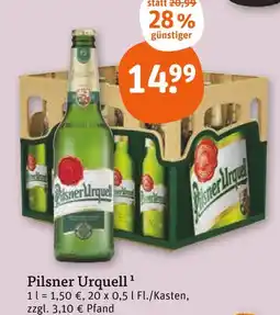 tegut Pilsner urquell Angebot