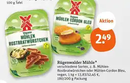 tegut Rügenwalder mühle vegane mühlen rostbratwürstchen Angebot