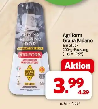 Markant Agriform grana padano am stück Angebot