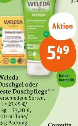 tegut Weleda duschgel Angebot
