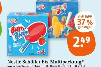 tegut Nestlé schöller eis-multipackung bum bum Angebot