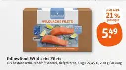 tegut Followfood wildlachs filets Angebot