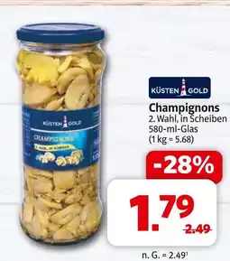 Markant Küsten gold champignons Angebot