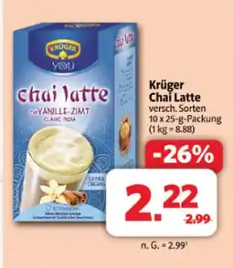 Markant Krüger chai latte Angebot