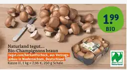 tegut Naturland tegut bio-champignons braun Angebot