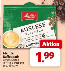 Markant Melitta kaffeepads Angebot