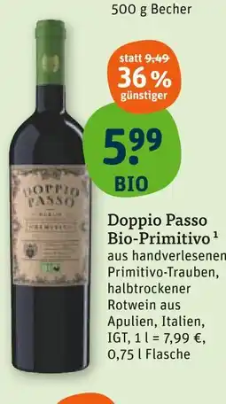 tegut Doppio passo bio-primitivo Angebot