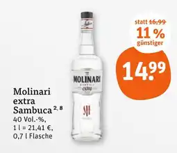 tegut Molinari extra sambuca Angebot