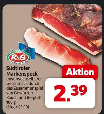 Markant R&s spezialitäten südtiroler markenspeck Angebot