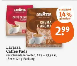 tegut Lavazza caffe crema classic Angebot