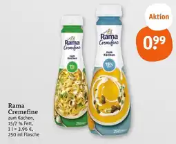 tegut Rama cremfine zum kochen 7% fett Angebot