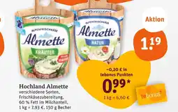 tegut Hochland almette kräuter Angebot
