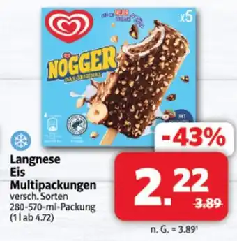 Markant Langnese nogger das original Angebot
