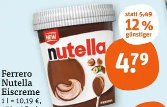 tegut Ferrero nutella eiscreme Angebot