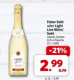 Markant Faber sekt Angebot
