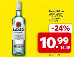 Markant Bacardi rum Angebot