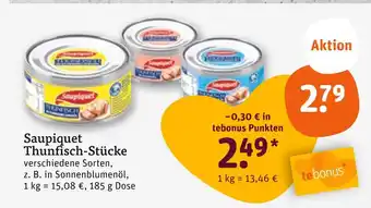 tegut Saupiquet thunfisch-stücke Angebot