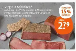 tegut Virginia schinken natur Angebot