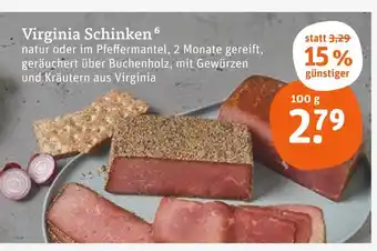 tegut Virginia schinken natur Angebot