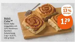tegut Rübli cube Angebot
