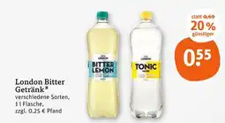 tegut London bitter lemon getränk Angebot