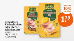 tegut Greenforce kochschinken art Angebot