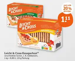 tegut Leicht & cross knusperbrot roggen Angebot