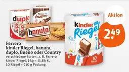 tegut Ferrero kinder riegel Angebot