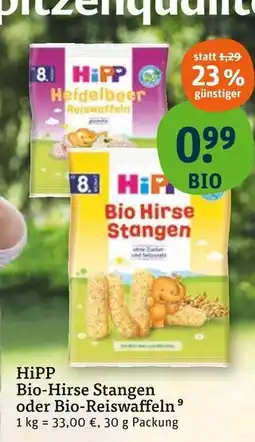tegut Hipp bio-hirse stangen Angebot