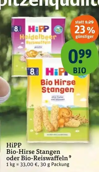 tegut Hipp bio-hirse stangen Angebot